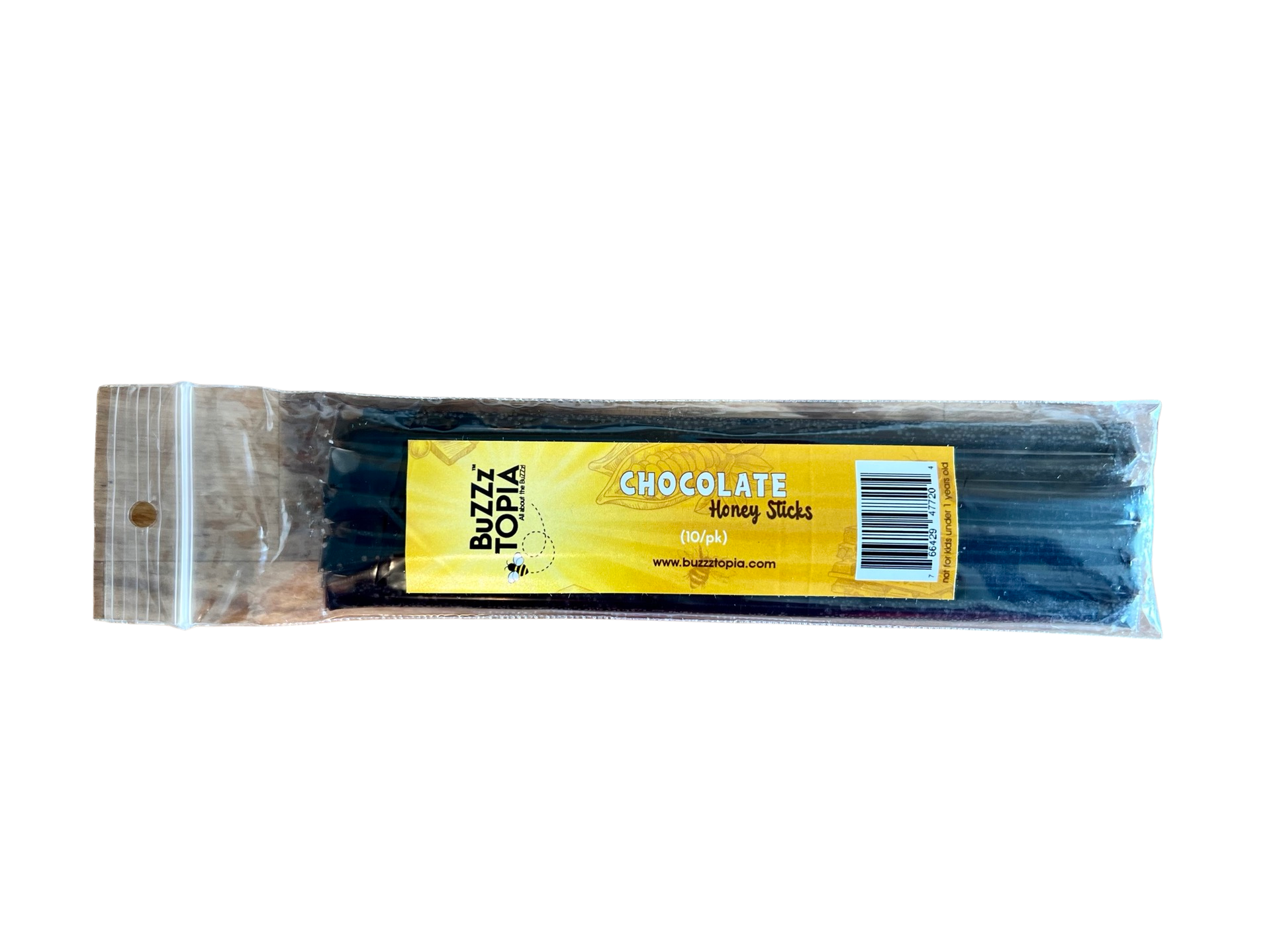 BuZZzTopia Cheerful Chocolate Kosher Honey Sticks